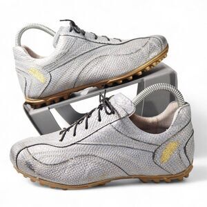 Henry & Magda Animal Snake Print Performance Golf Shoes Women's 6/37 Grey‎